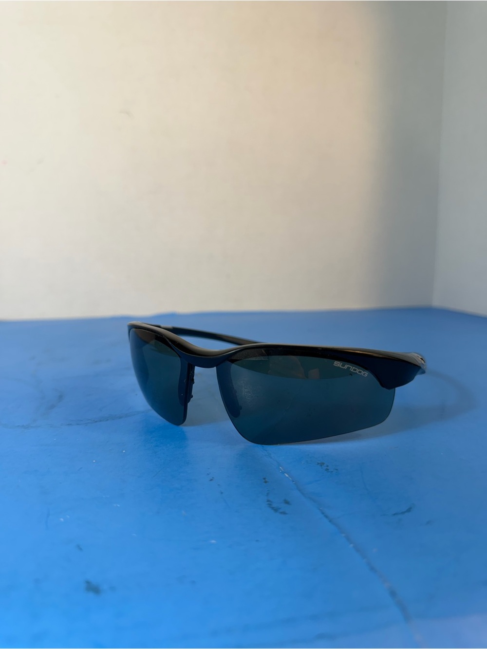 Men's Black/Blue Sport Sunglasses